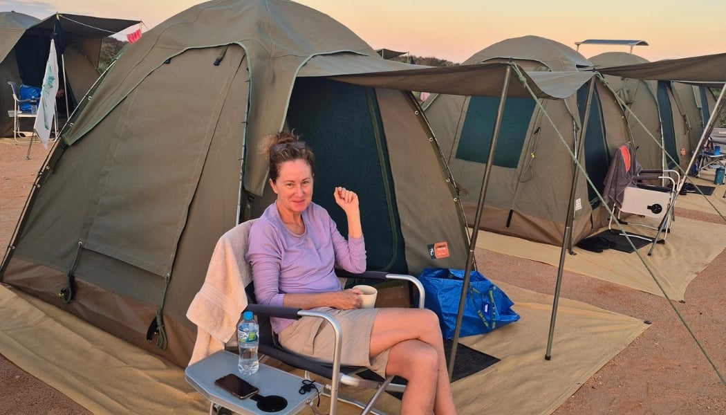 Comfortable tented camps