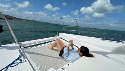 A relaxed day on a cruise