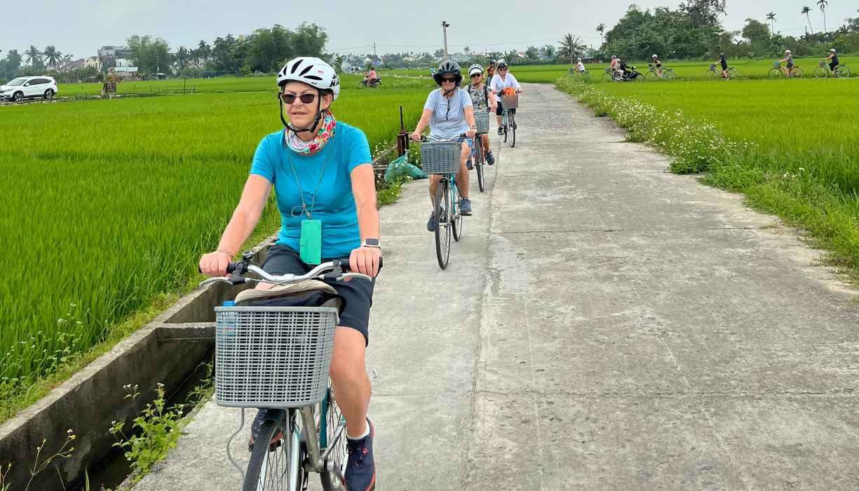 Cycling through Hoi An countryside