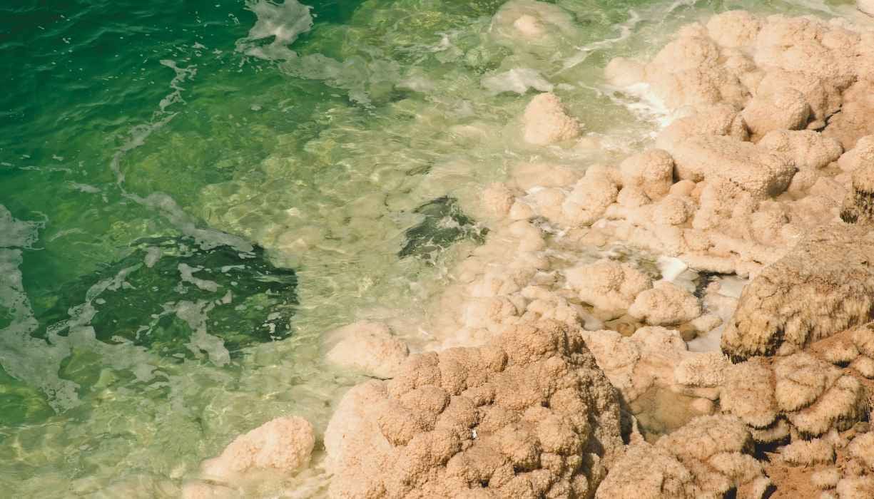 Dead Sea salt formations