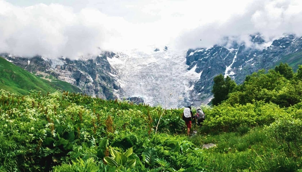 Dramatic Shkhara Glacier