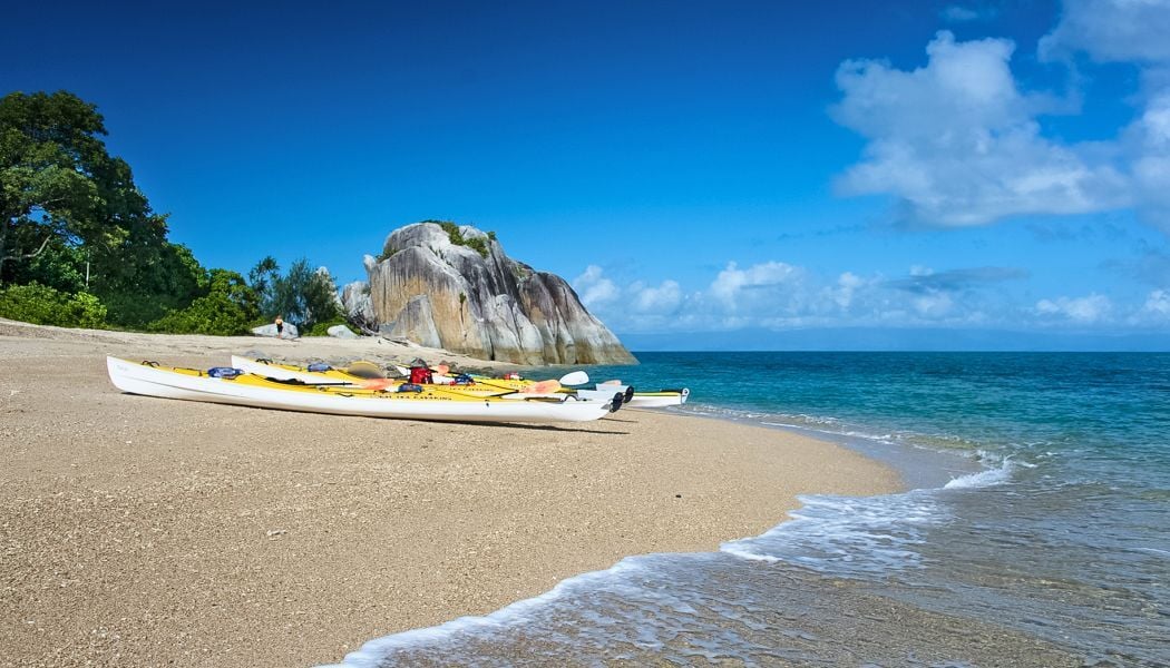 Enjoy kayaking on remote islands