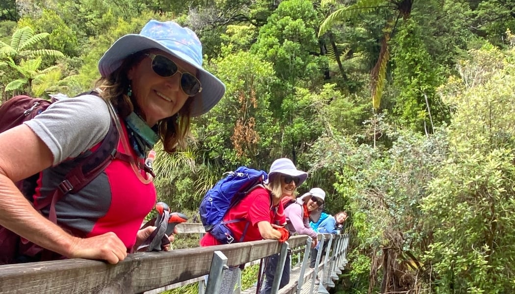 Enjoying the hike-2