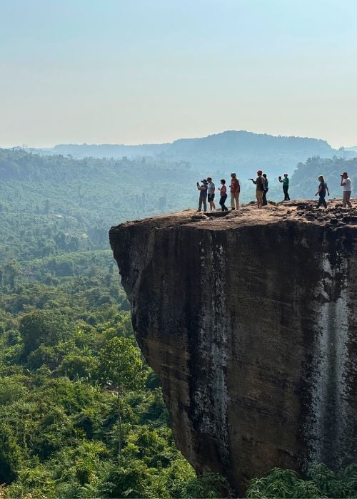 Epic view from Kulen mountain in Cambodia