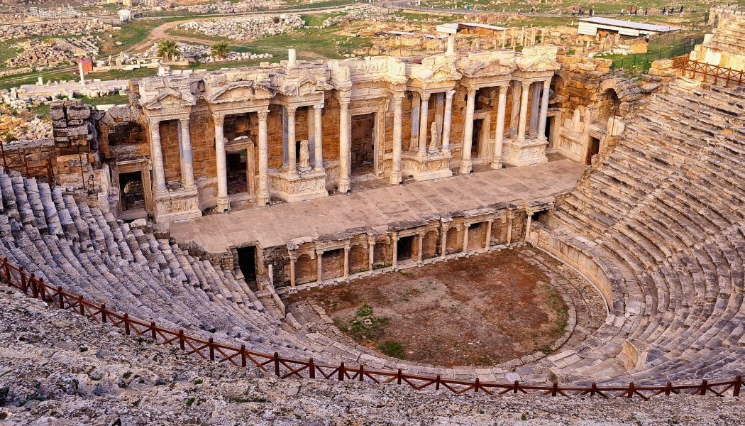 Explore the ancient Hierapolis theatre