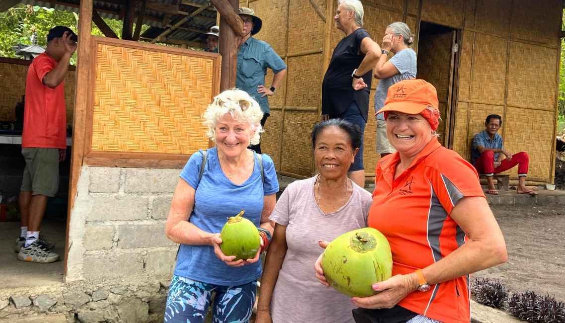 Fresh coconuts