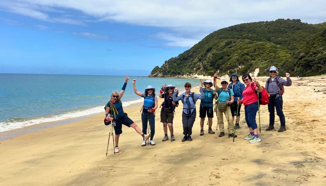 Fun photo on the Abel Tasman Coast (1)
