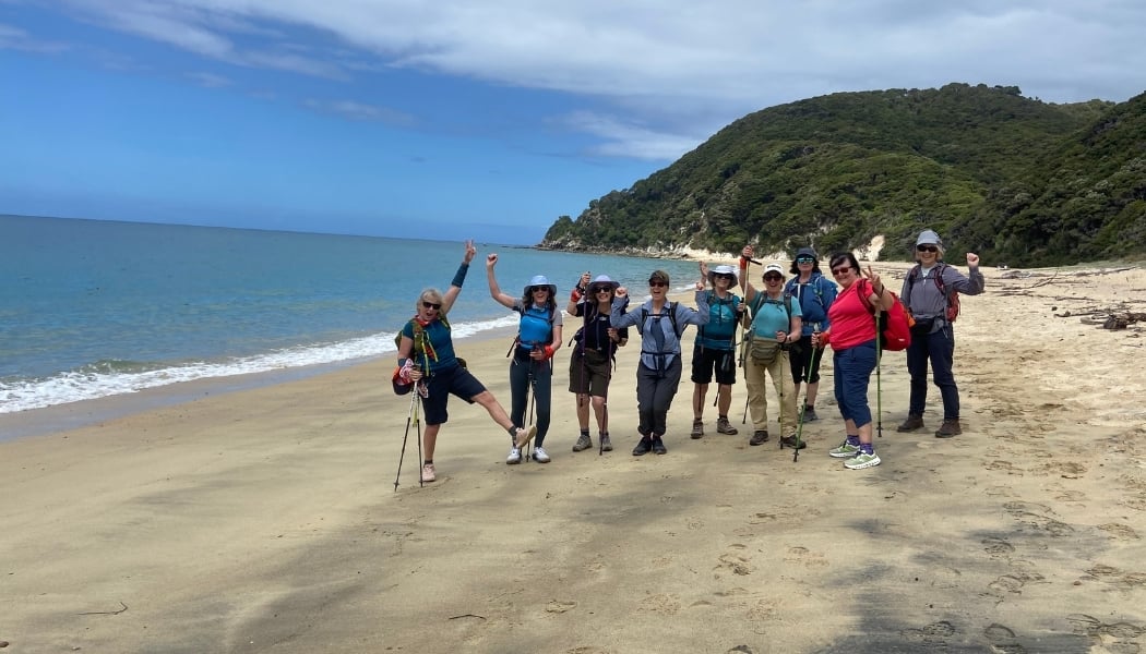Fun photo on the Abel Tasman Coast