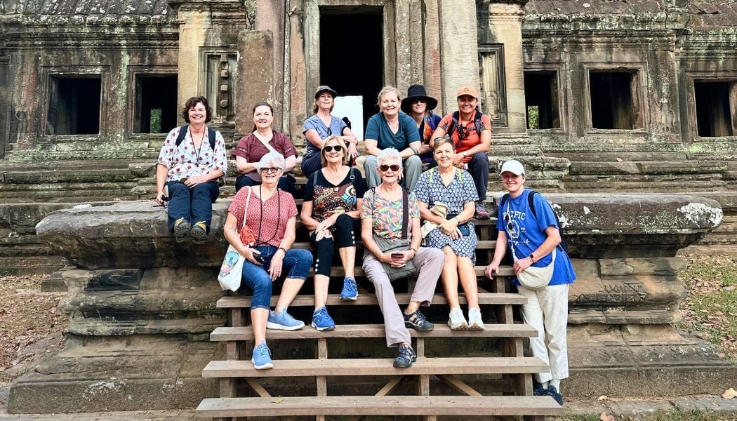 Group photo at Angkor Wat