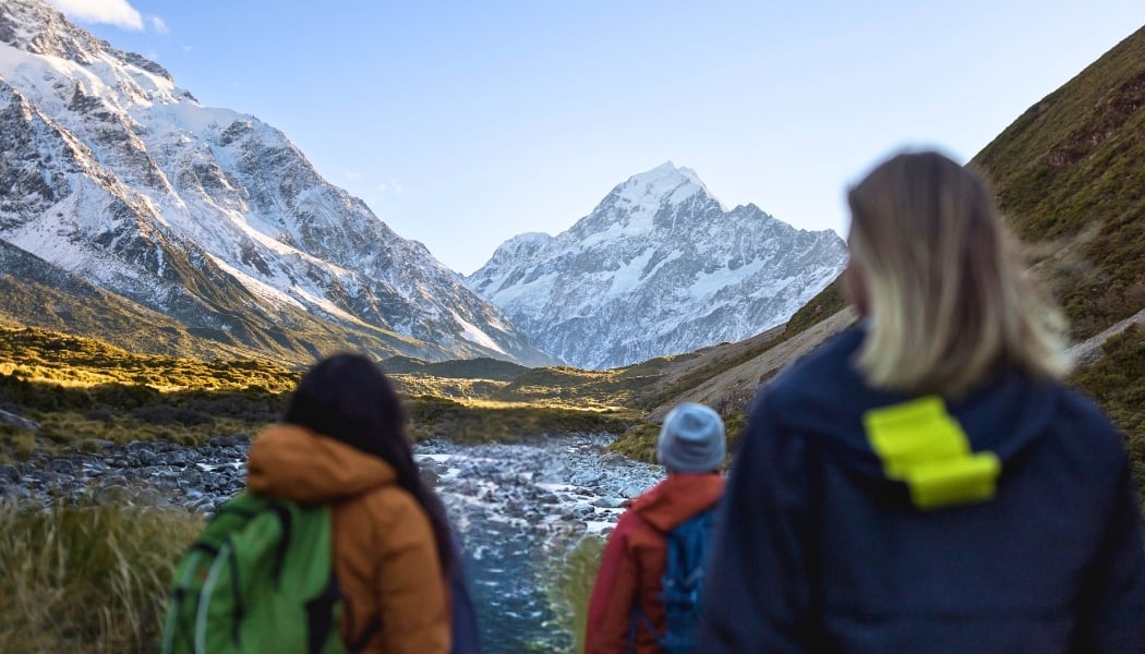 Hiking in the NZ alps
