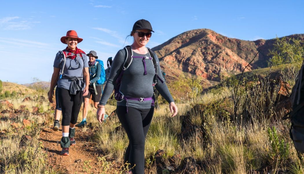 Hiking the iconic Larapinta (credit_ Luke Tscharke)