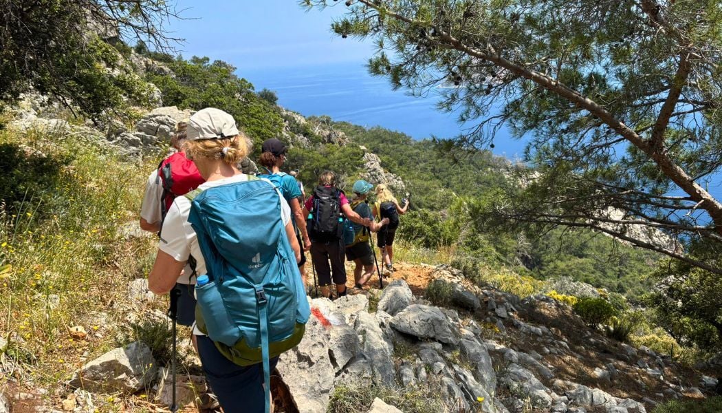 Hiking the spectacular coastal trail with like-minded women