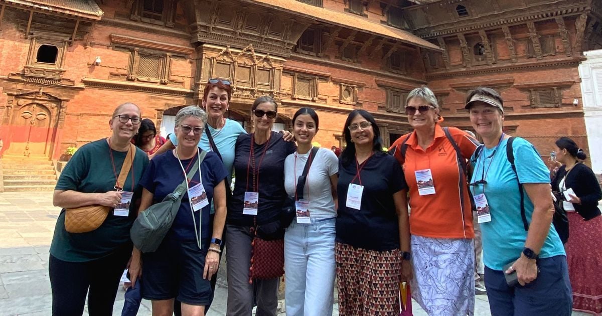 Ladies tour group in Nepal