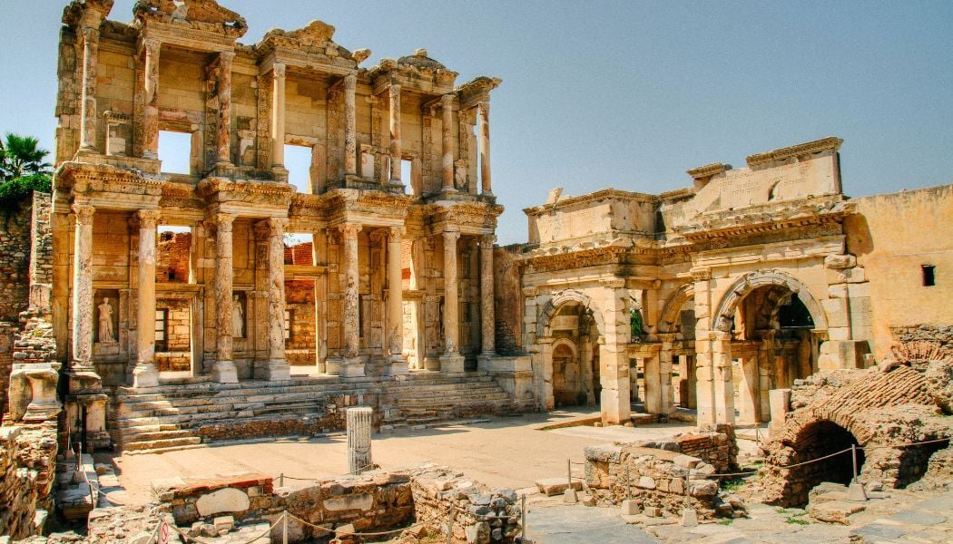 Marvel at the Celsus Library in Ephesus