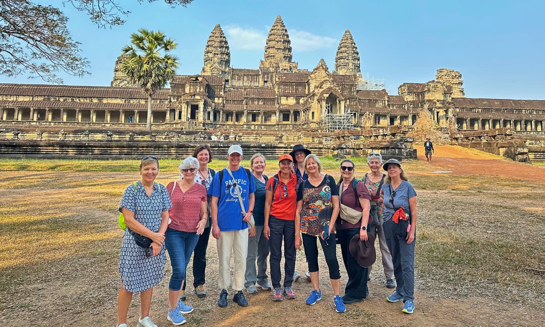 Marvelling at the ancient Angkor Wat Temple