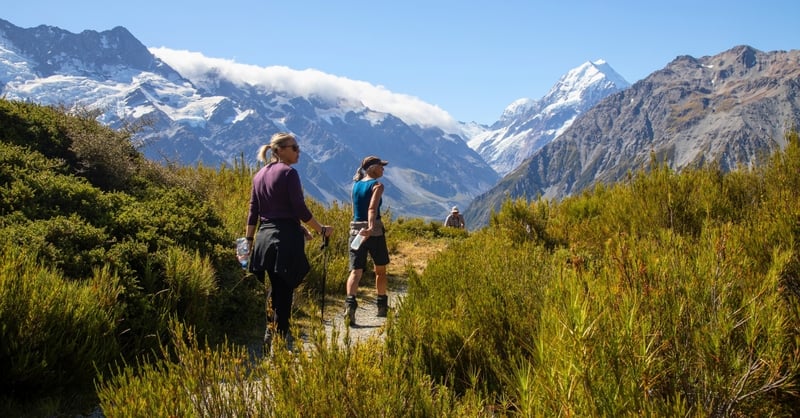 New Zealand Southern Alps Trek
