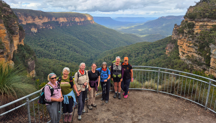 Spectacular view in the Blue Mountains
