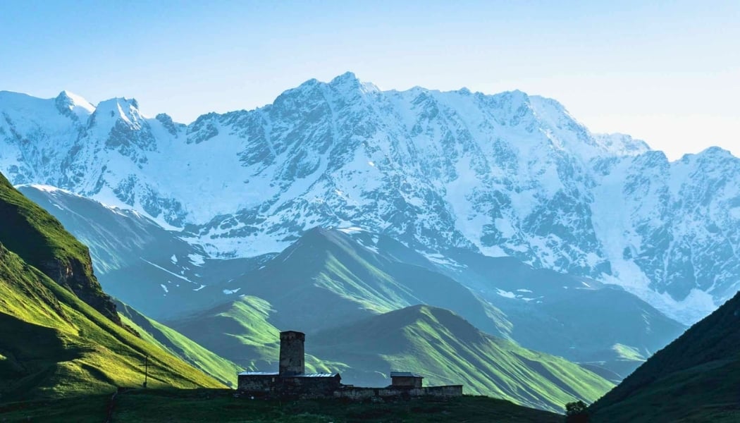 Stunning snow-capped mountain views