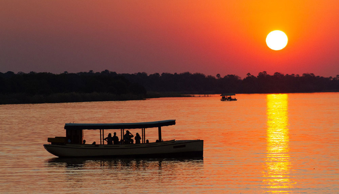 Sundowner at Chobe River-1