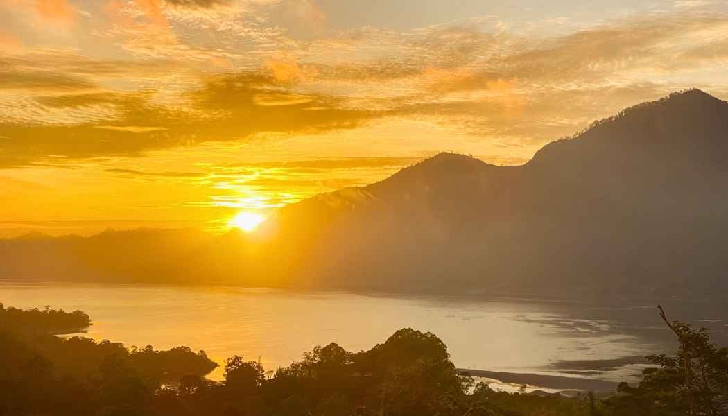 Sunrise at Mt Batur