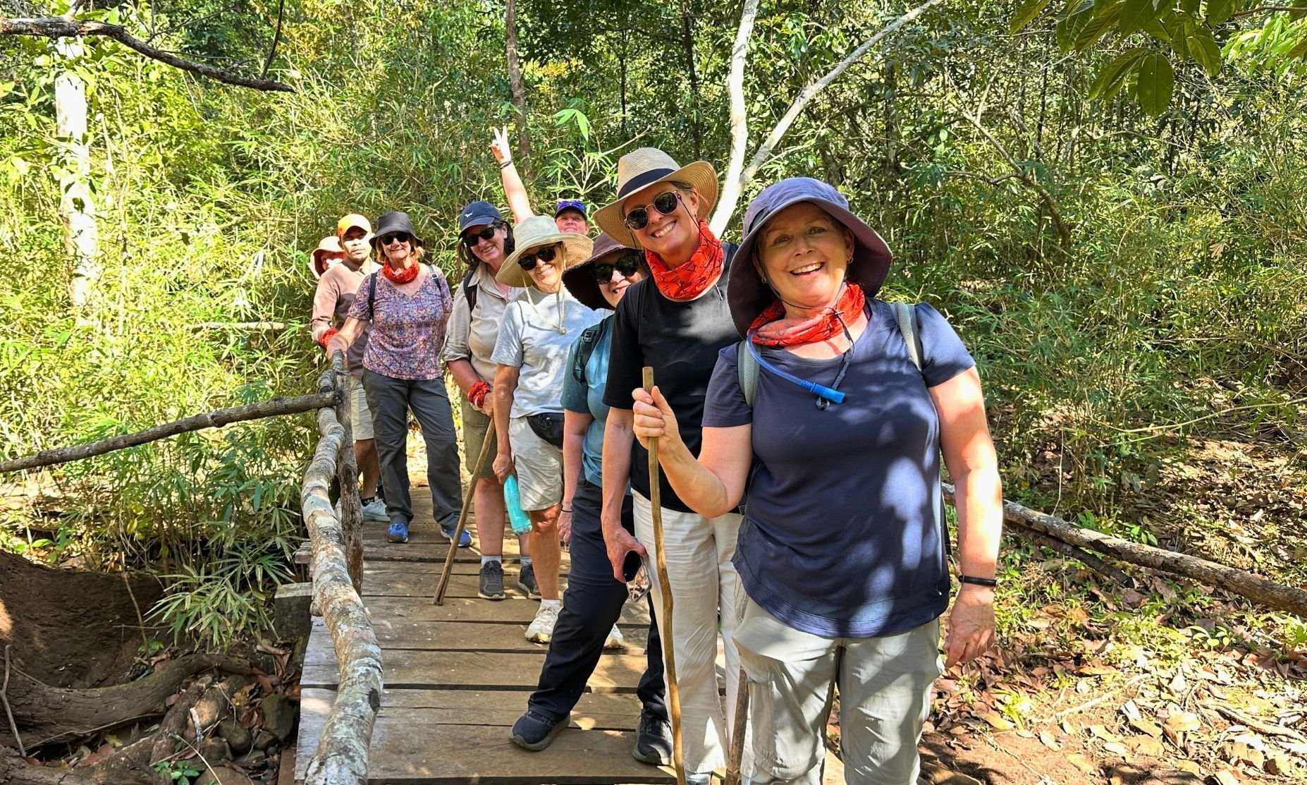 Trekking through the dense forests of Cambodia-1
