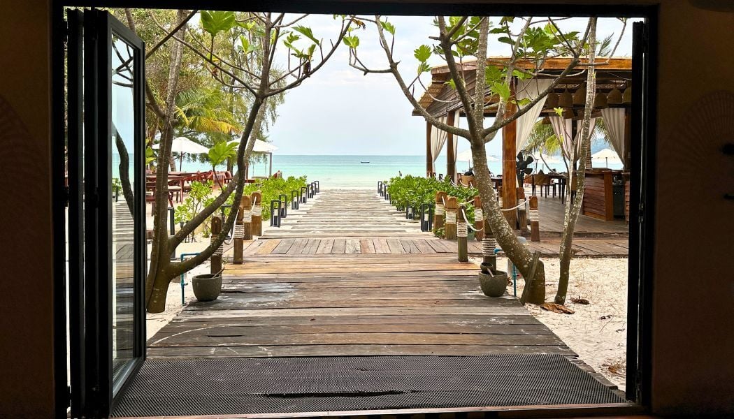 Water view from the hotel Koh Rong Sanloem