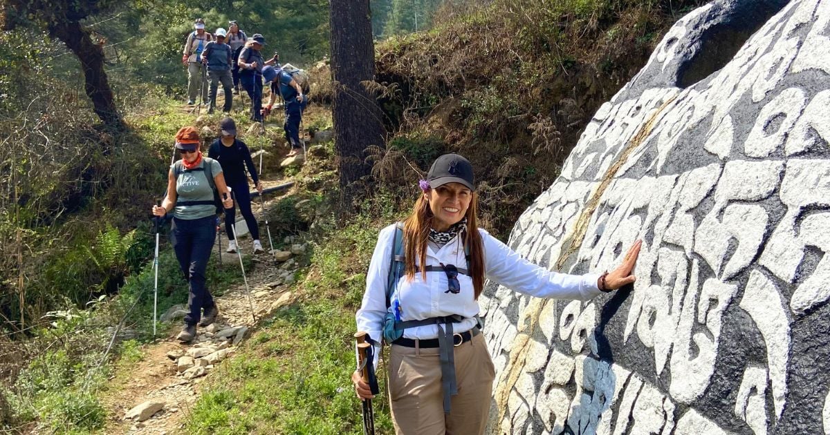 Women trekking in Nepal