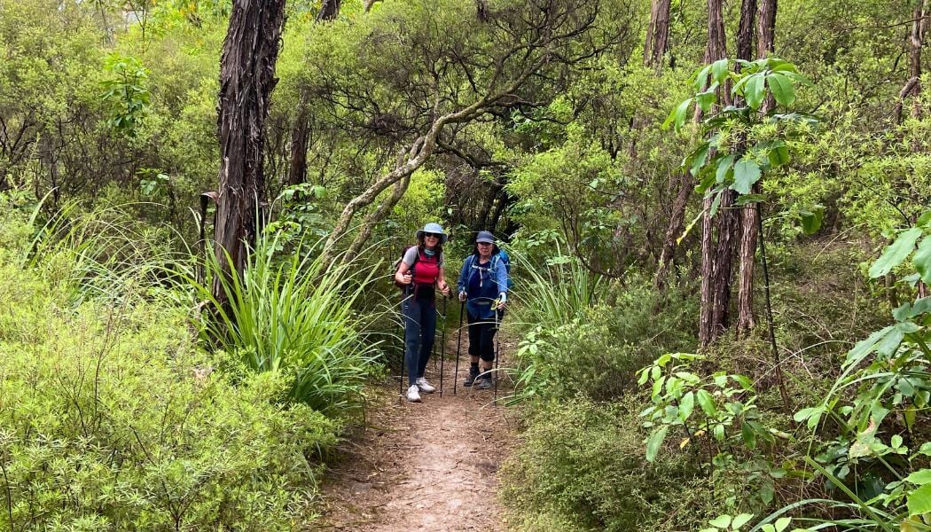Womens hiking group on the Abel Tasman trail (8)