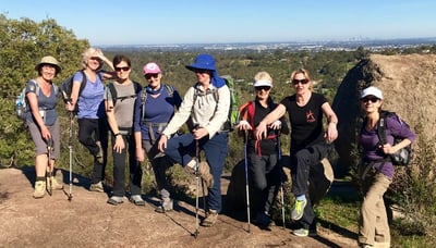 Womens hiking group on the Eagle view trail (2)