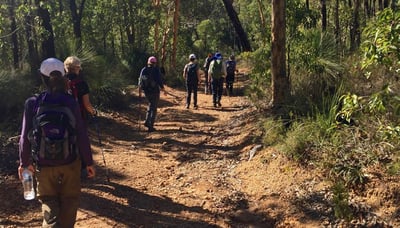 Womens hiking group on the Eagle view trail (5)