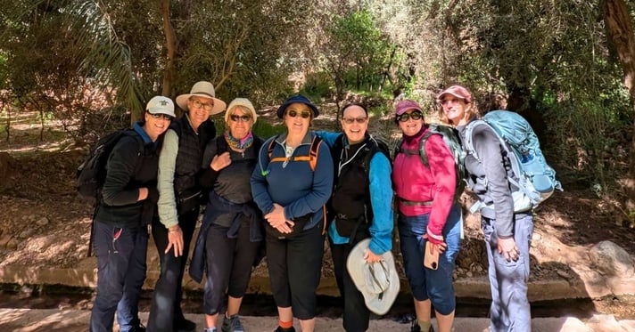 Womens tour group in Morocco