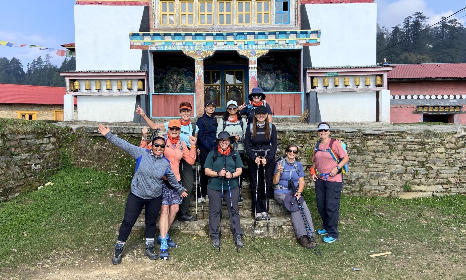 Womens treking group in Nepal