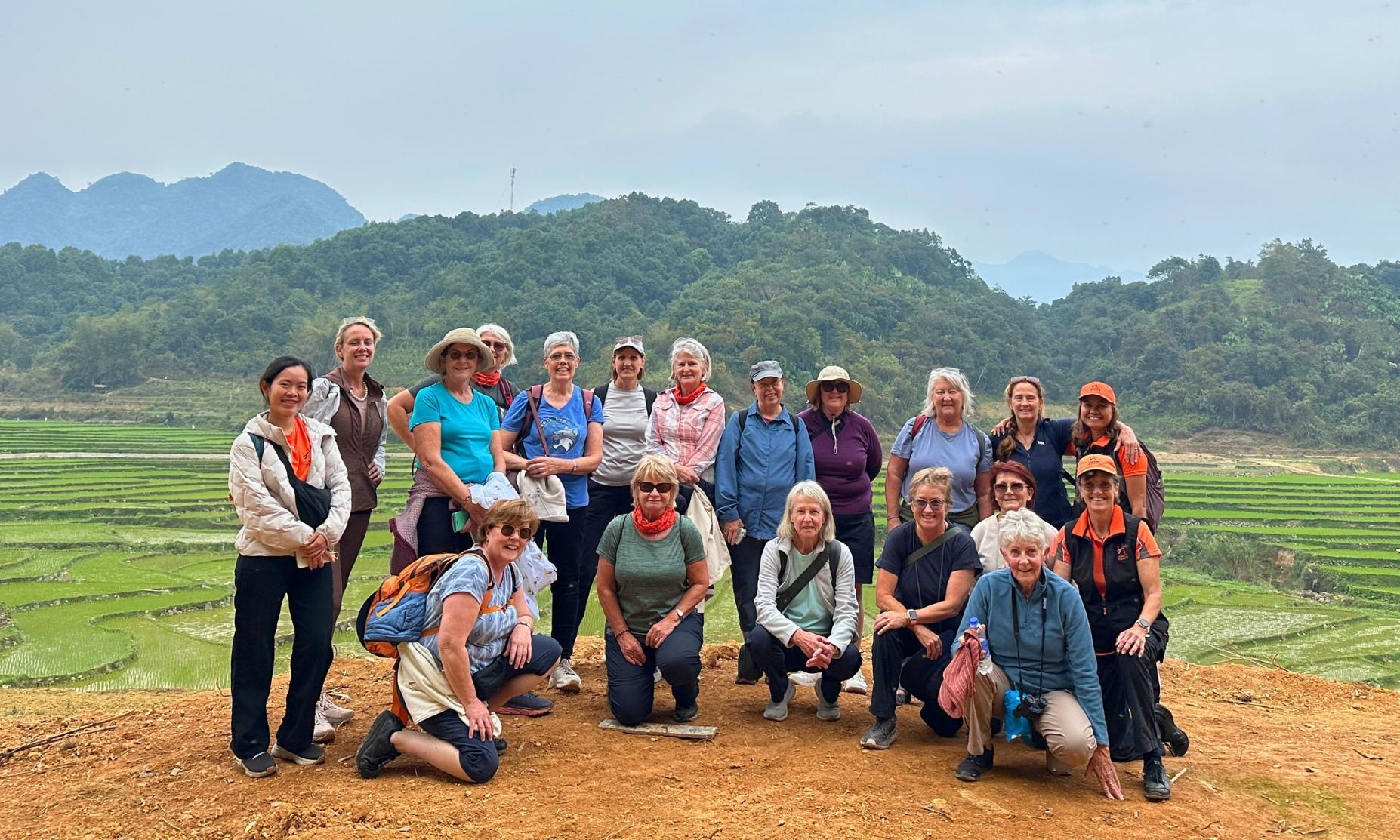 Womens treking group in Vietnam-1