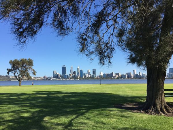 South Perth foreshore and city views -  Image courtesy of Kaz Peirce