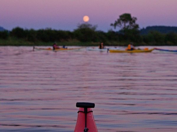 Full moon kayaking