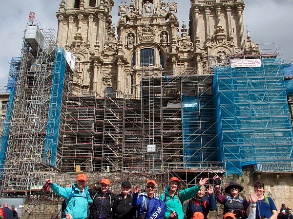 We made it de Santiago Compostela